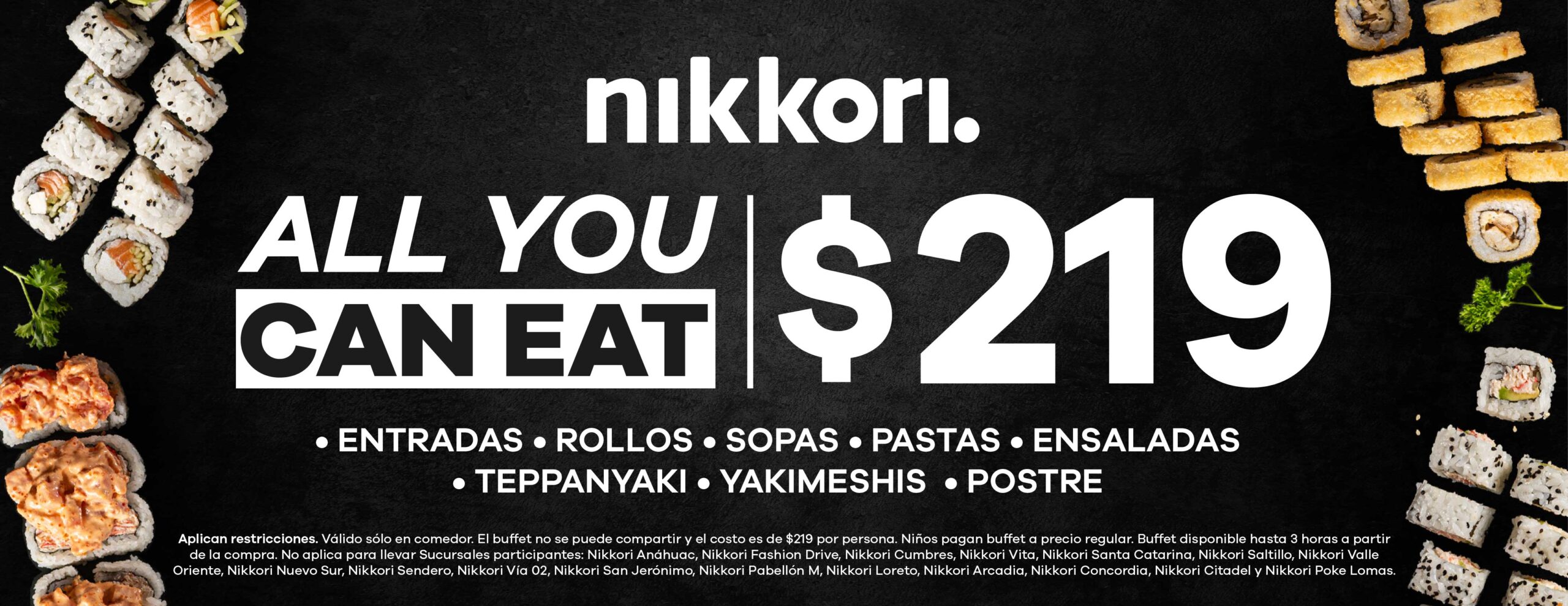 Buffet Nikkori All You Can Eat